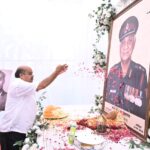 कुशालपुर में तेरहवीं कार्यक्रम में शामिल हुए विधायक पुरन्दर मिश्रा, रिटायर्ड कर्नल डॉ. आर.पी. पांडेय को दी श्रद्धांजलि