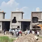 लेआउट से बाहर निर्माण पर नगर निगम की कार्रवाई 40 मकानों को चिन्हित