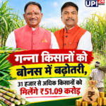 गन्ना किसानों को बोनस में बढ़ोतरी, 31 हजार से अधिक किसानों को मिलेंगे ₹51.09 करोड़